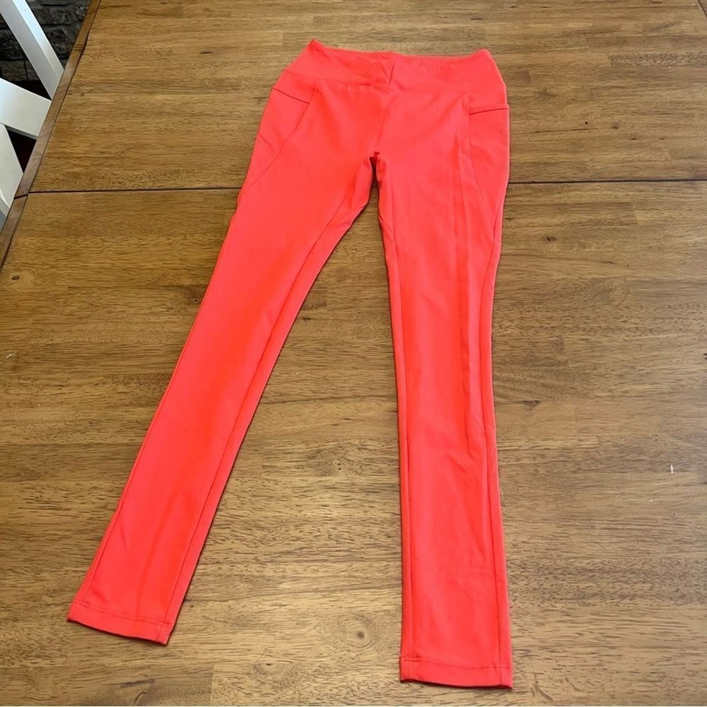 Gymshark Neon Pink Leggings With Pockets Size M